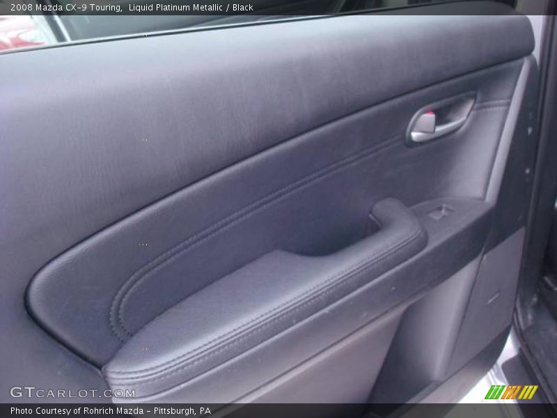 Liquid Platinum Metallic / Black 2008 Mazda CX-9 Touring