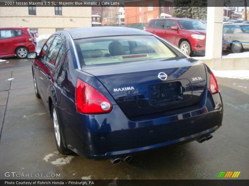 Majestic Blue Metallic / Cafe Latte 2007 Nissan Maxima 3.5 SL