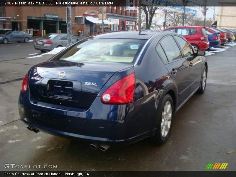 Majestic Blue Metallic / Cafe Latte 2007 Nissan Maxima 3.5 SL