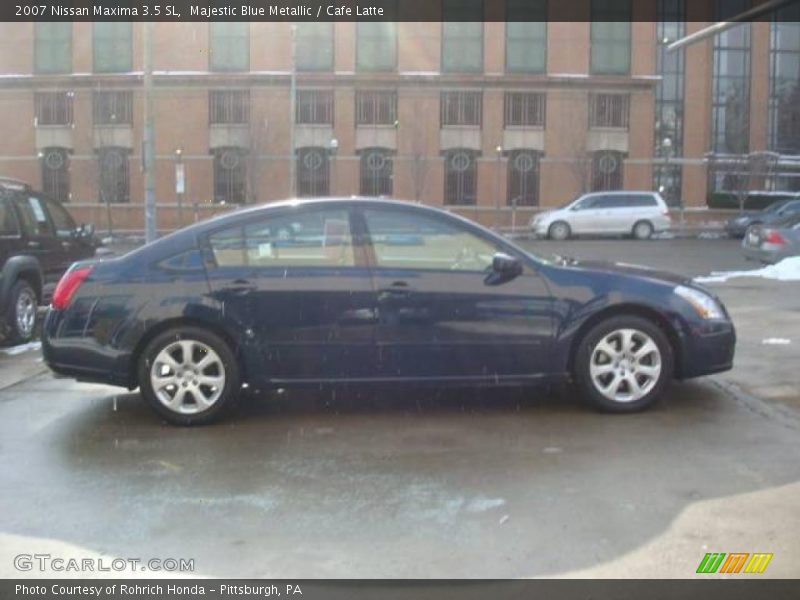 Majestic Blue Metallic / Cafe Latte 2007 Nissan Maxima 3.5 SL