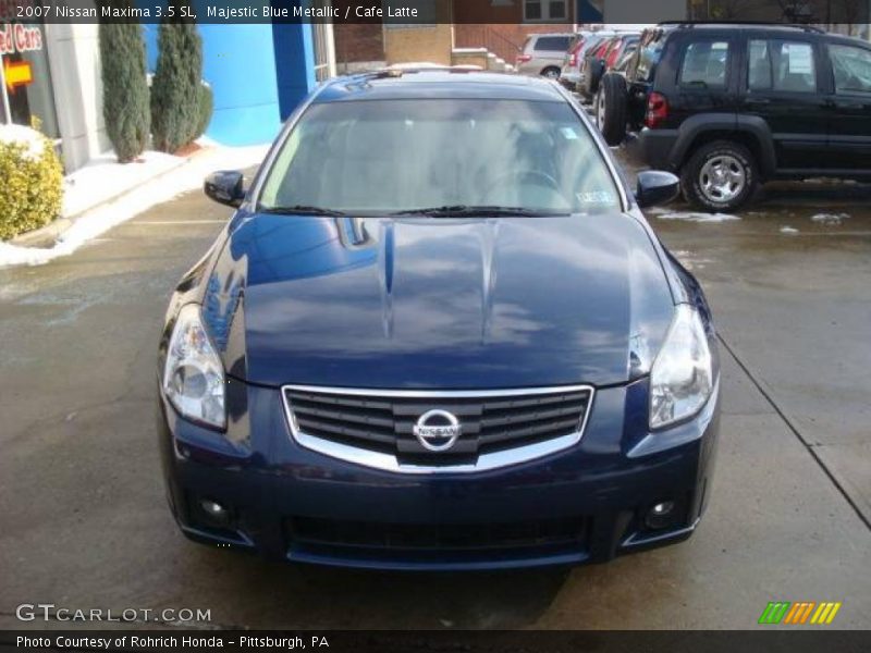 Majestic Blue Metallic / Cafe Latte 2007 Nissan Maxima 3.5 SL