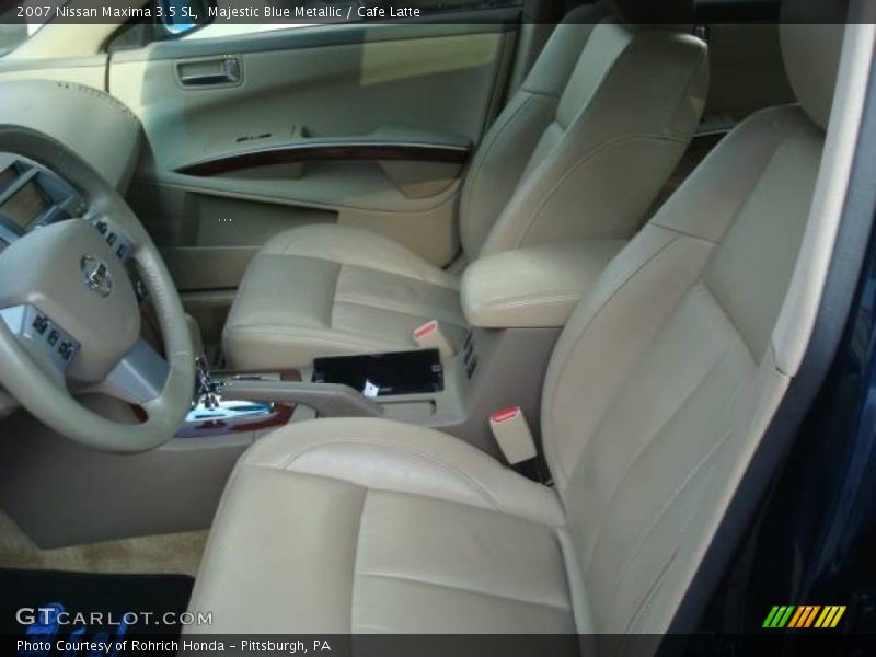 Majestic Blue Metallic / Cafe Latte 2007 Nissan Maxima 3.5 SL