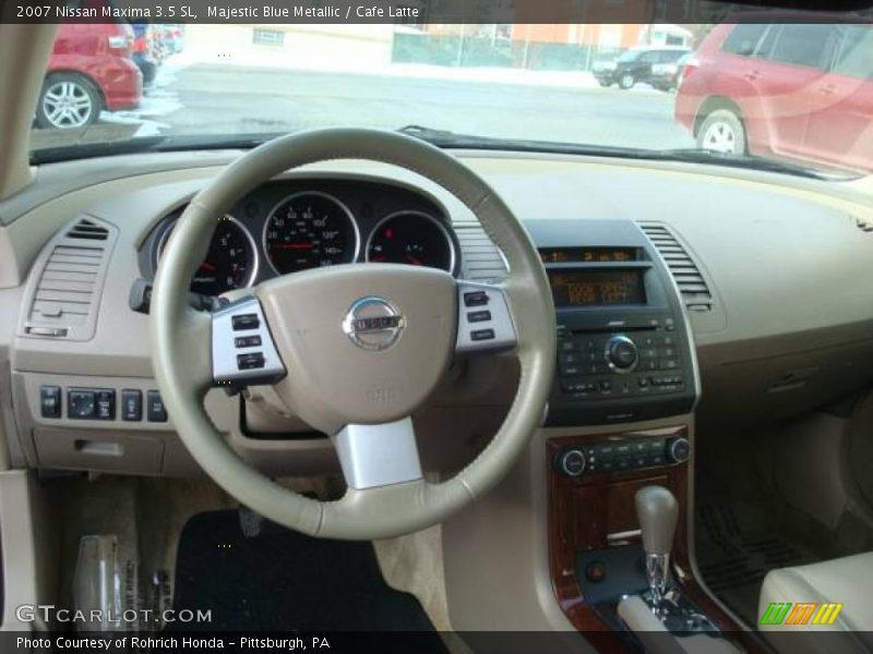 Majestic Blue Metallic / Cafe Latte 2007 Nissan Maxima 3.5 SL