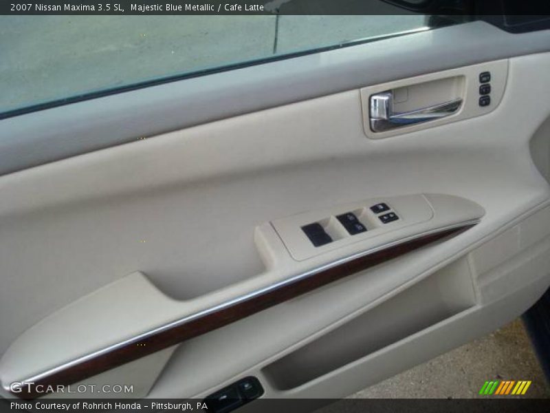 Majestic Blue Metallic / Cafe Latte 2007 Nissan Maxima 3.5 SL