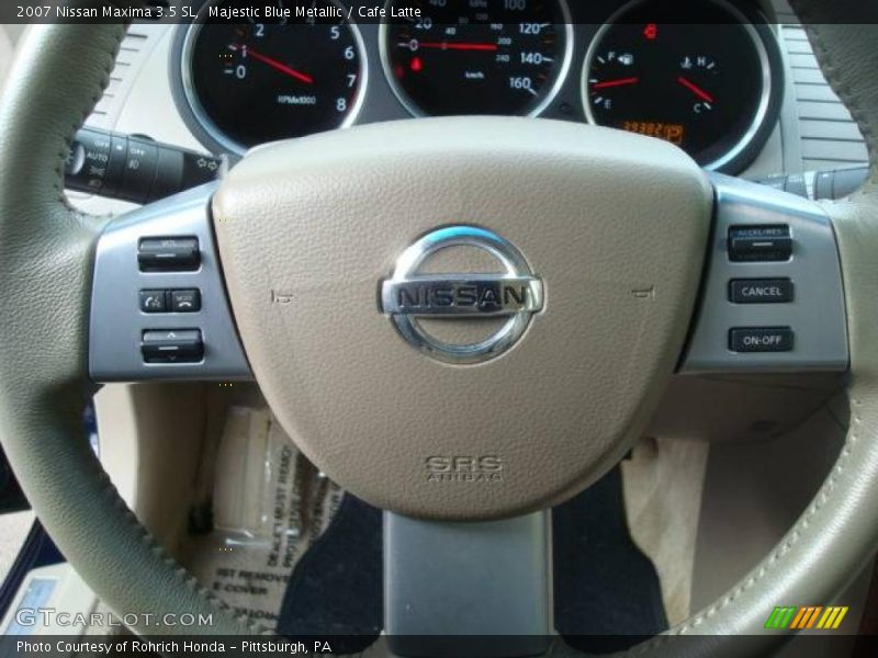 Majestic Blue Metallic / Cafe Latte 2007 Nissan Maxima 3.5 SL