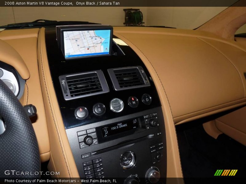 Onyx Black / Sahara Tan 2008 Aston Martin V8 Vantage Coupe