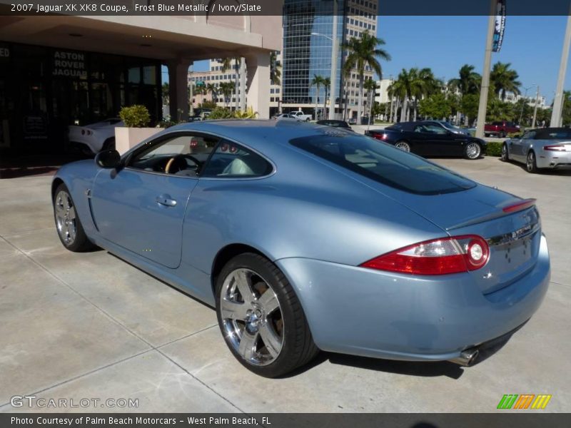 Frost Blue Metallic / Ivory/Slate 2007 Jaguar XK XK8 Coupe