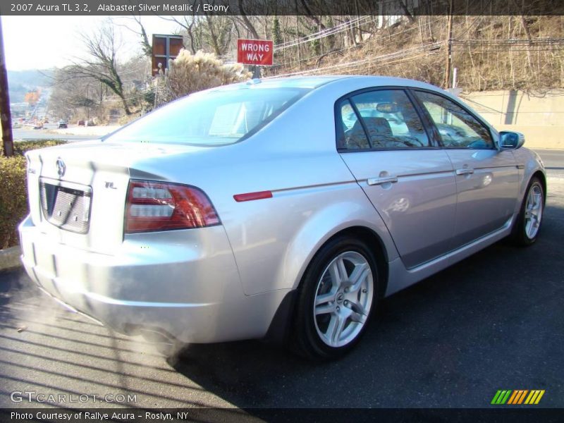 Alabaster Silver Metallic / Ebony 2007 Acura TL 3.2