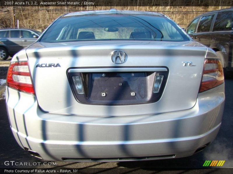 Alabaster Silver Metallic / Ebony 2007 Acura TL 3.2