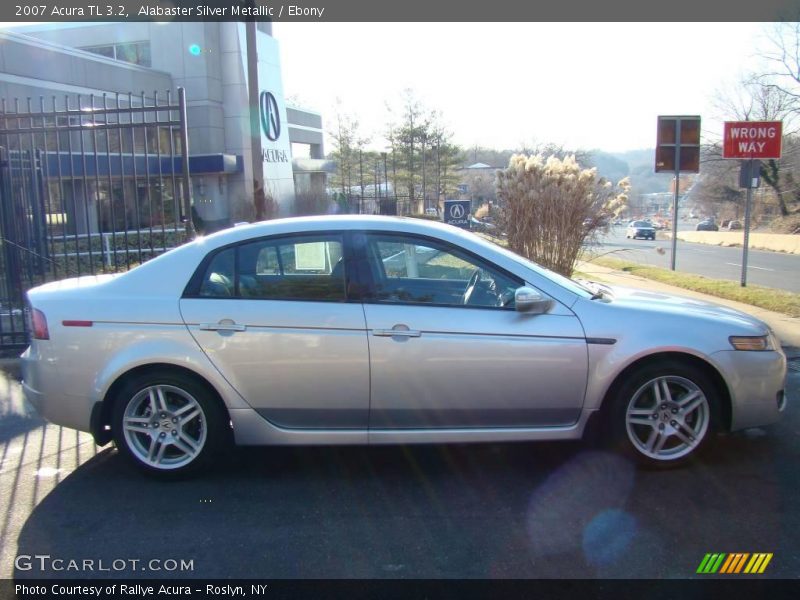 Alabaster Silver Metallic / Ebony 2007 Acura TL 3.2