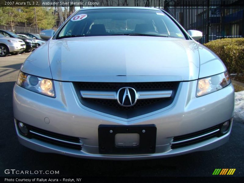 Alabaster Silver Metallic / Ebony 2007 Acura TL 3.2