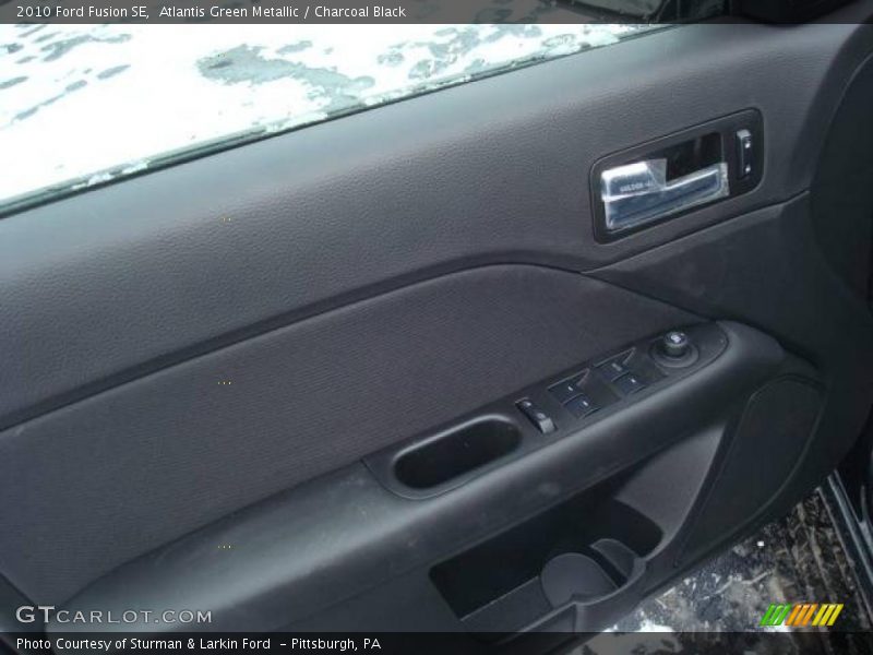 Atlantis Green Metallic / Charcoal Black 2010 Ford Fusion SE