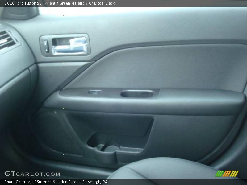 Atlantis Green Metallic / Charcoal Black 2010 Ford Fusion SE