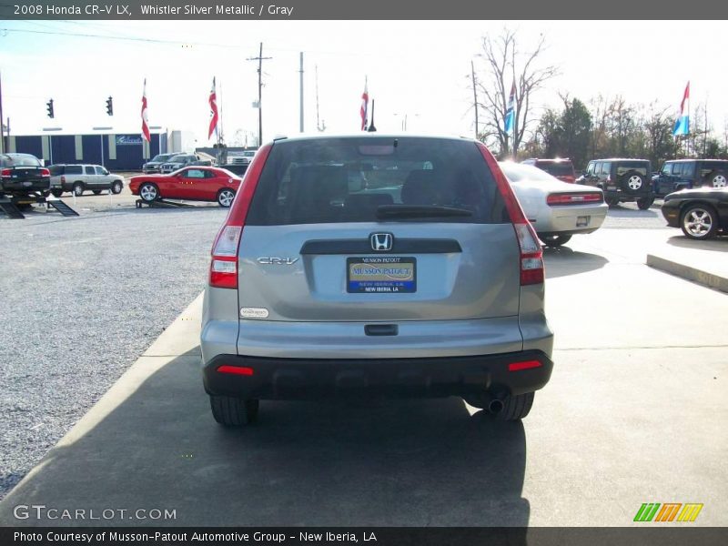 Whistler Silver Metallic / Gray 2008 Honda CR-V LX