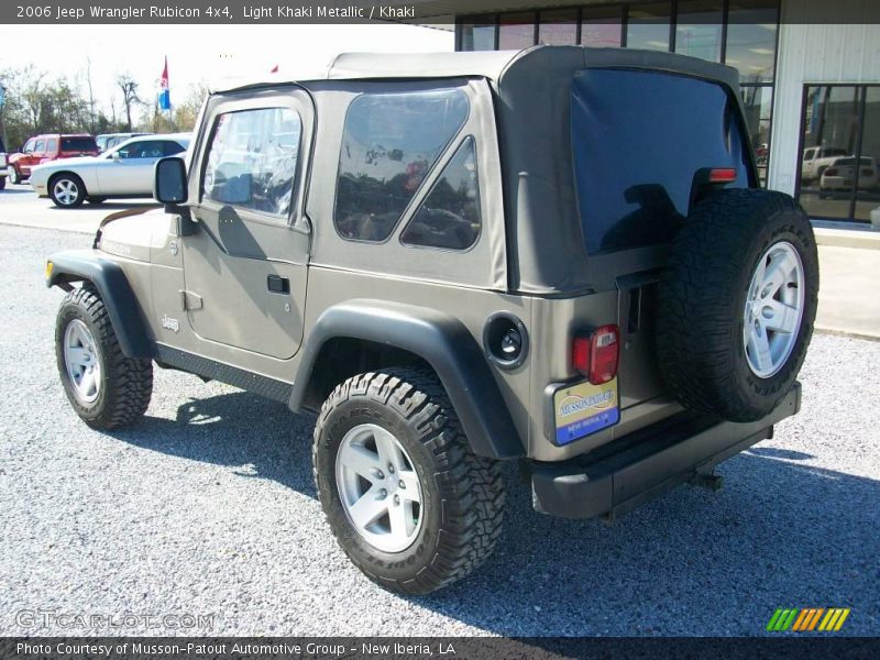 Light Khaki Metallic / Khaki 2006 Jeep Wrangler Rubicon 4x4