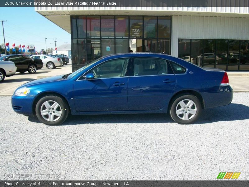 Laser Blue Metallic / Neutral Beige 2006 Chevrolet Impala LS