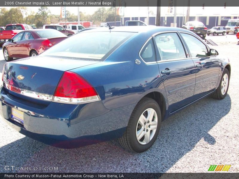 Laser Blue Metallic / Neutral Beige 2006 Chevrolet Impala LS