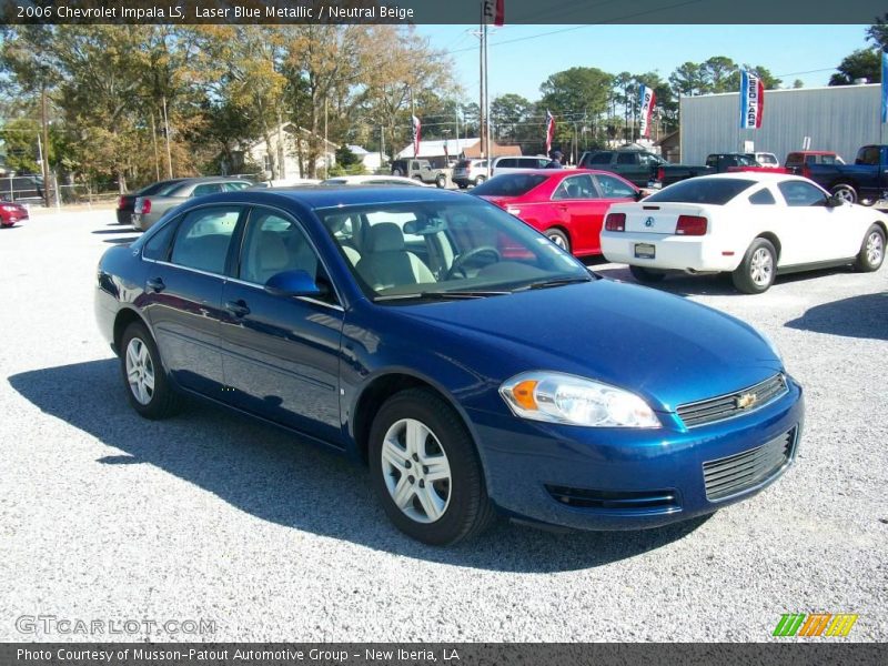 Laser Blue Metallic / Neutral Beige 2006 Chevrolet Impala LS