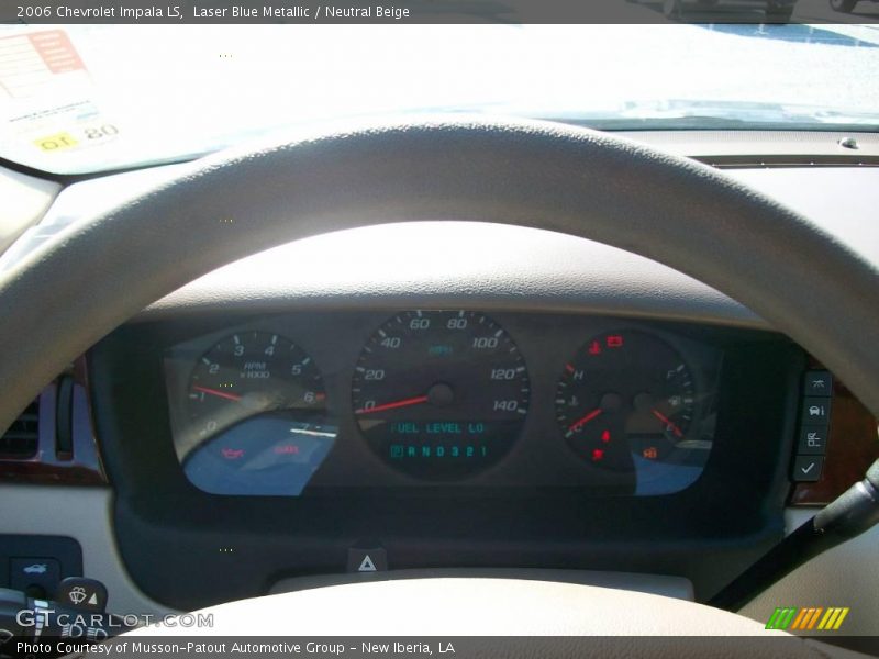 Laser Blue Metallic / Neutral Beige 2006 Chevrolet Impala LS