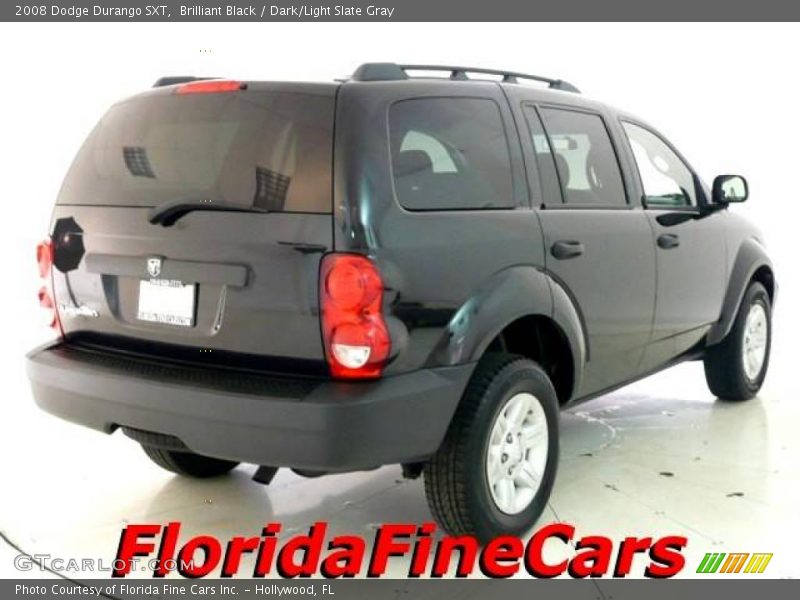 Brilliant Black / Dark/Light Slate Gray 2008 Dodge Durango SXT