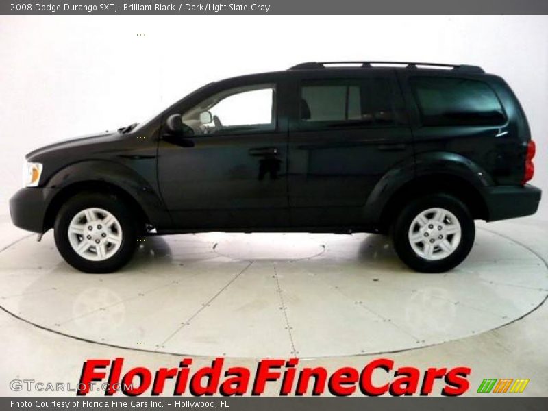 Brilliant Black / Dark/Light Slate Gray 2008 Dodge Durango SXT