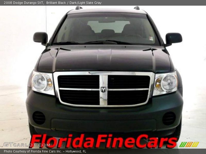 Brilliant Black / Dark/Light Slate Gray 2008 Dodge Durango SXT