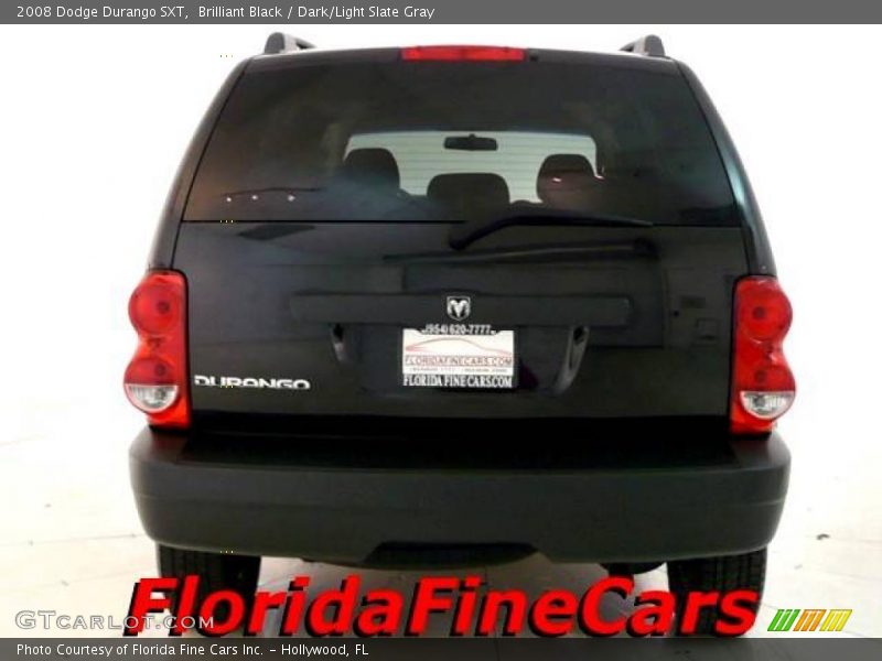 Brilliant Black / Dark/Light Slate Gray 2008 Dodge Durango SXT
