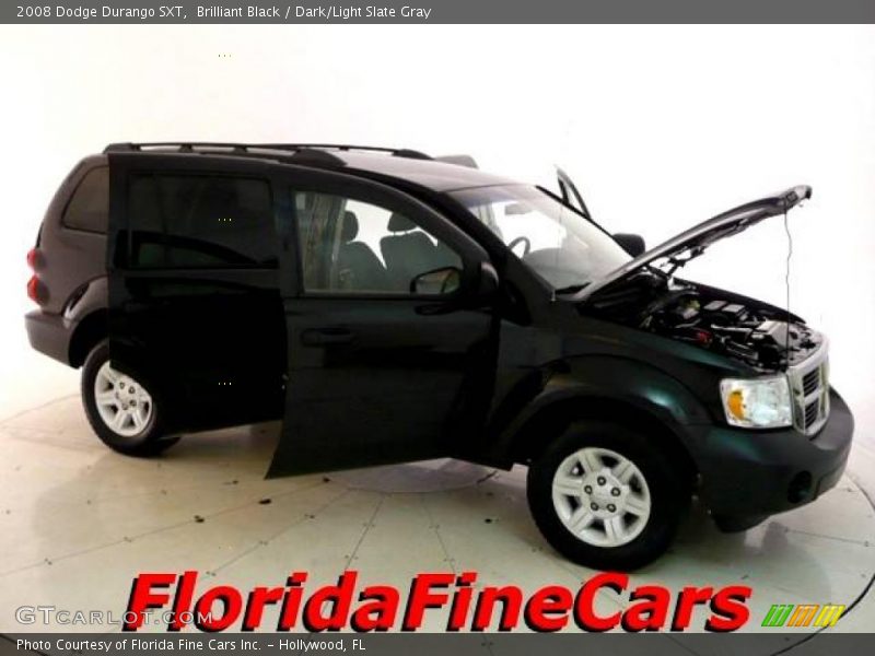 Brilliant Black / Dark/Light Slate Gray 2008 Dodge Durango SXT