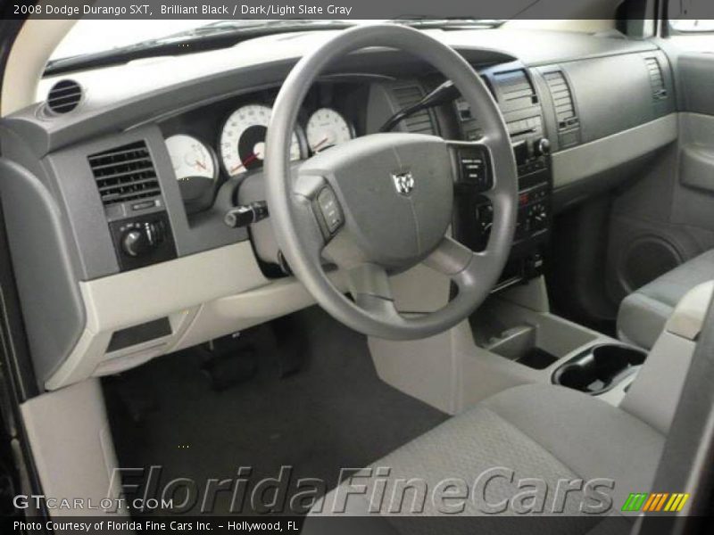 Brilliant Black / Dark/Light Slate Gray 2008 Dodge Durango SXT
