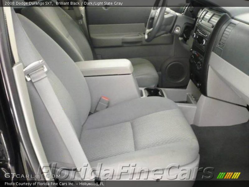 Brilliant Black / Dark/Light Slate Gray 2008 Dodge Durango SXT