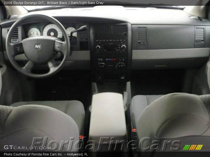 Brilliant Black / Dark/Light Slate Gray 2008 Dodge Durango SXT