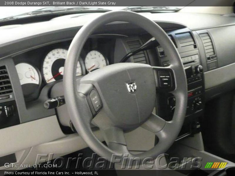 Brilliant Black / Dark/Light Slate Gray 2008 Dodge Durango SXT