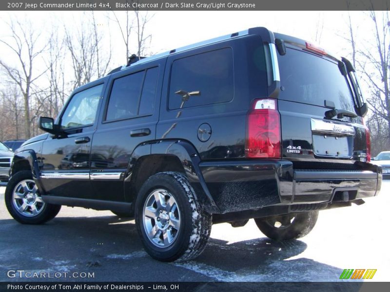 Black Clearcoat / Dark Slate Gray/Light Graystone 2007 Jeep Commander Limited 4x4