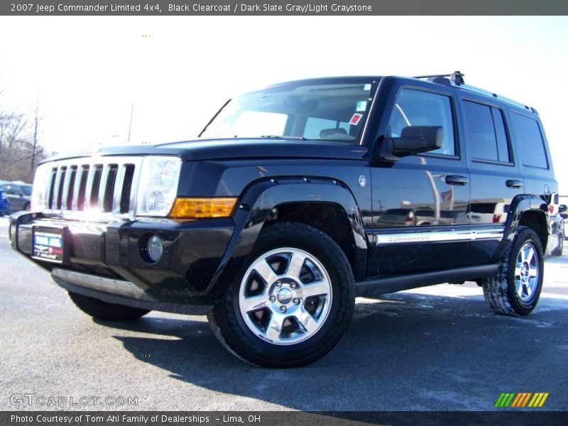 Black Clearcoat / Dark Slate Gray/Light Graystone 2007 Jeep Commander Limited 4x4