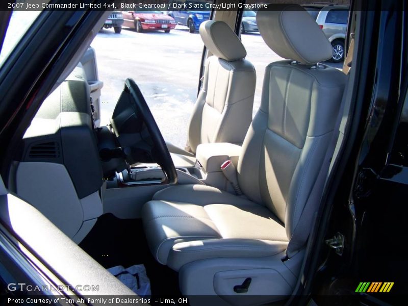 Black Clearcoat / Dark Slate Gray/Light Graystone 2007 Jeep Commander Limited 4x4