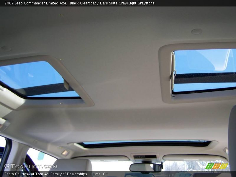 Black Clearcoat / Dark Slate Gray/Light Graystone 2007 Jeep Commander Limited 4x4