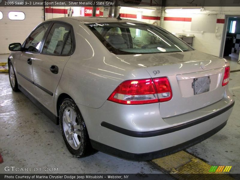 Silver Metallic / Slate Gray 2005 Saab 9-3 Linear Sport Sedan
