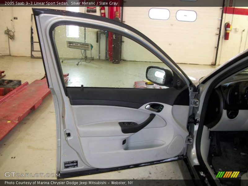 Silver Metallic / Slate Gray 2005 Saab 9-3 Linear Sport Sedan