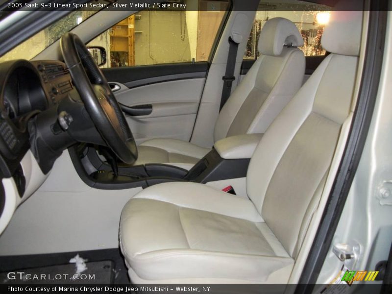 Silver Metallic / Slate Gray 2005 Saab 9-3 Linear Sport Sedan