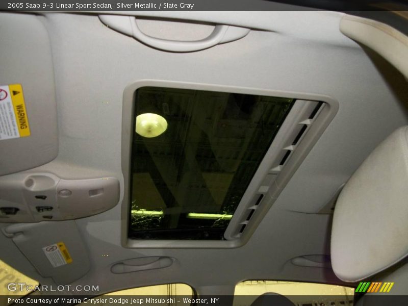 Silver Metallic / Slate Gray 2005 Saab 9-3 Linear Sport Sedan