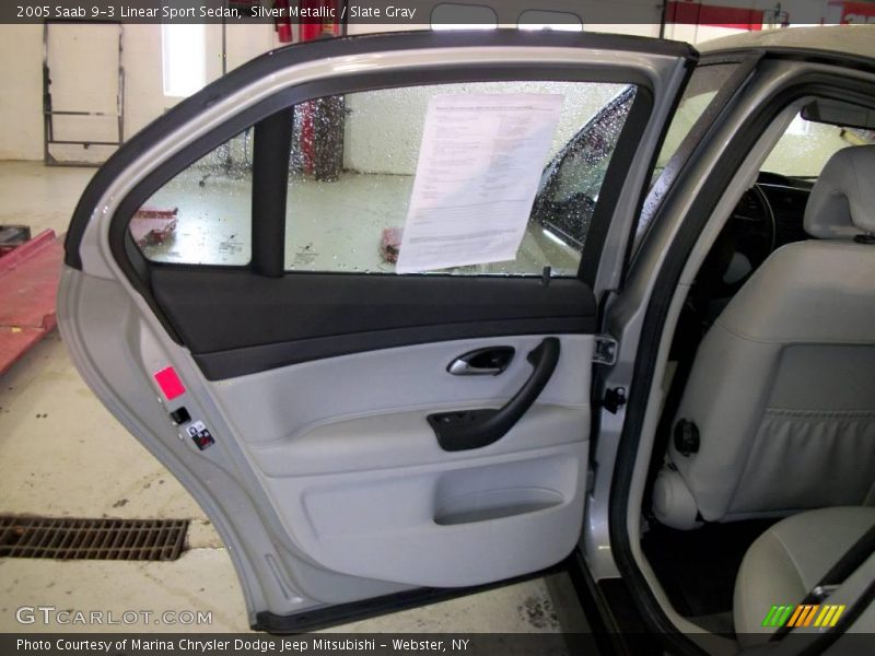 Silver Metallic / Slate Gray 2005 Saab 9-3 Linear Sport Sedan
