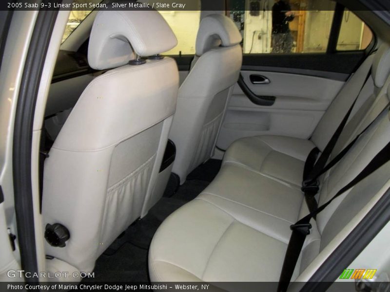 Silver Metallic / Slate Gray 2005 Saab 9-3 Linear Sport Sedan