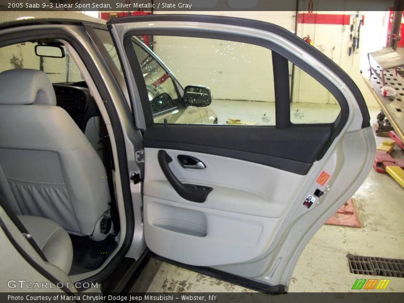 Silver Metallic / Slate Gray 2005 Saab 9-3 Linear Sport Sedan
