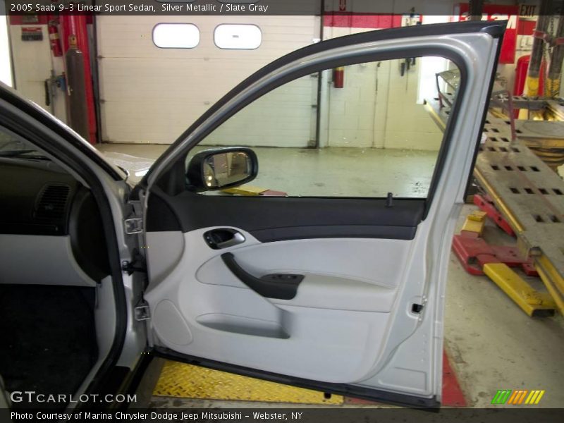 Silver Metallic / Slate Gray 2005 Saab 9-3 Linear Sport Sedan