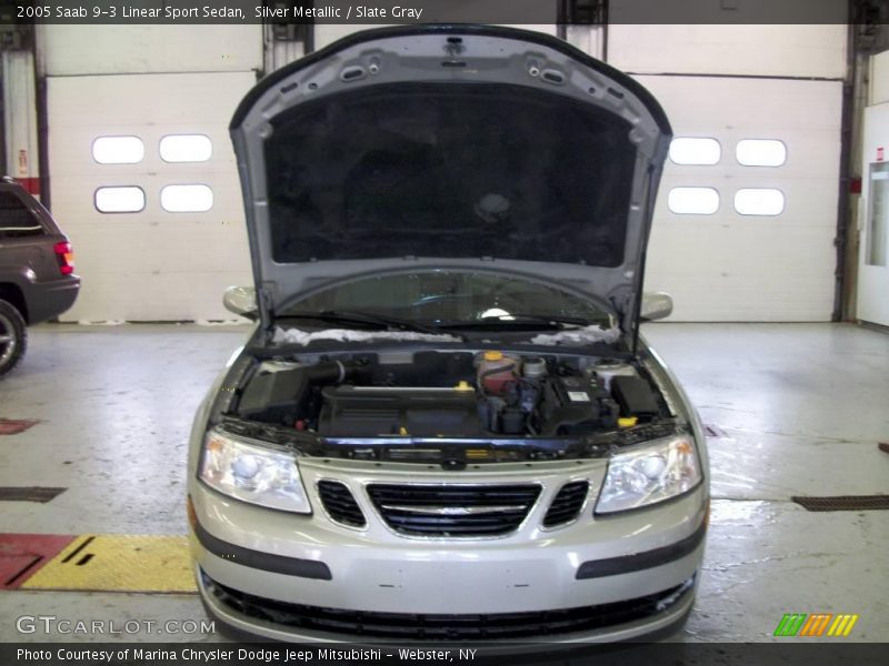 Silver Metallic / Slate Gray 2005 Saab 9-3 Linear Sport Sedan