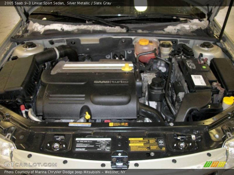 Silver Metallic / Slate Gray 2005 Saab 9-3 Linear Sport Sedan