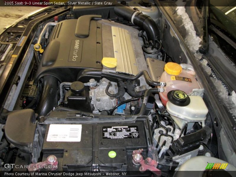 Silver Metallic / Slate Gray 2005 Saab 9-3 Linear Sport Sedan