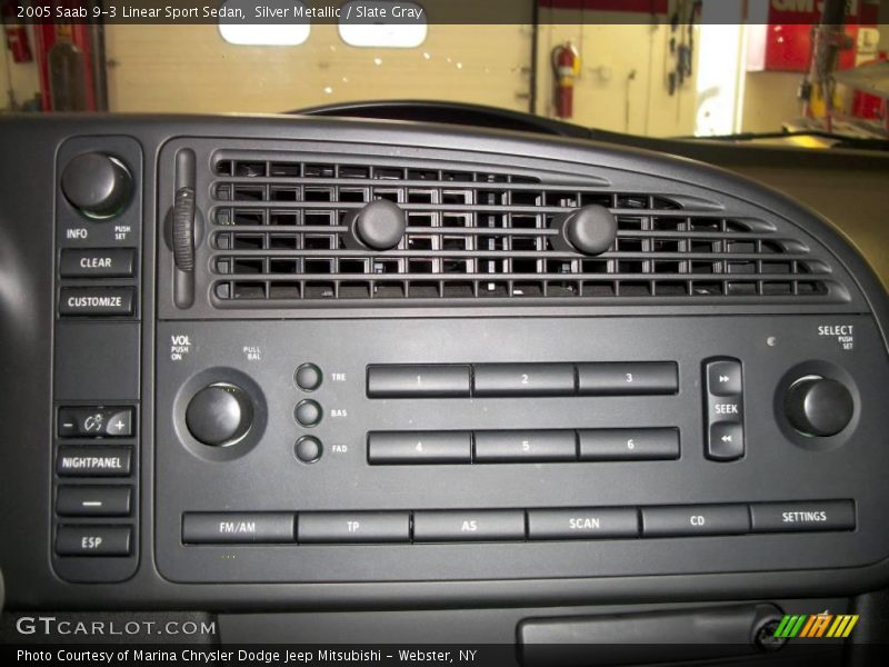 Silver Metallic / Slate Gray 2005 Saab 9-3 Linear Sport Sedan