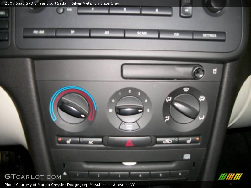 Silver Metallic / Slate Gray 2005 Saab 9-3 Linear Sport Sedan