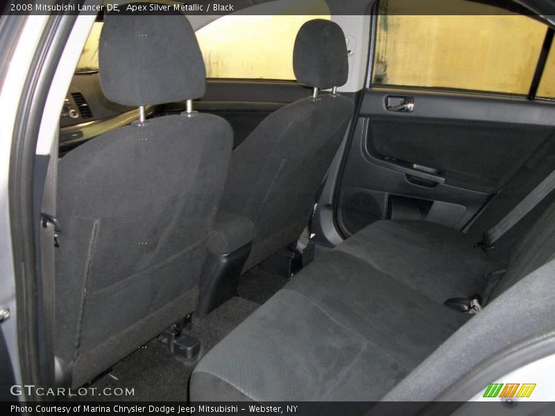 Apex Silver Metallic / Black 2008 Mitsubishi Lancer DE